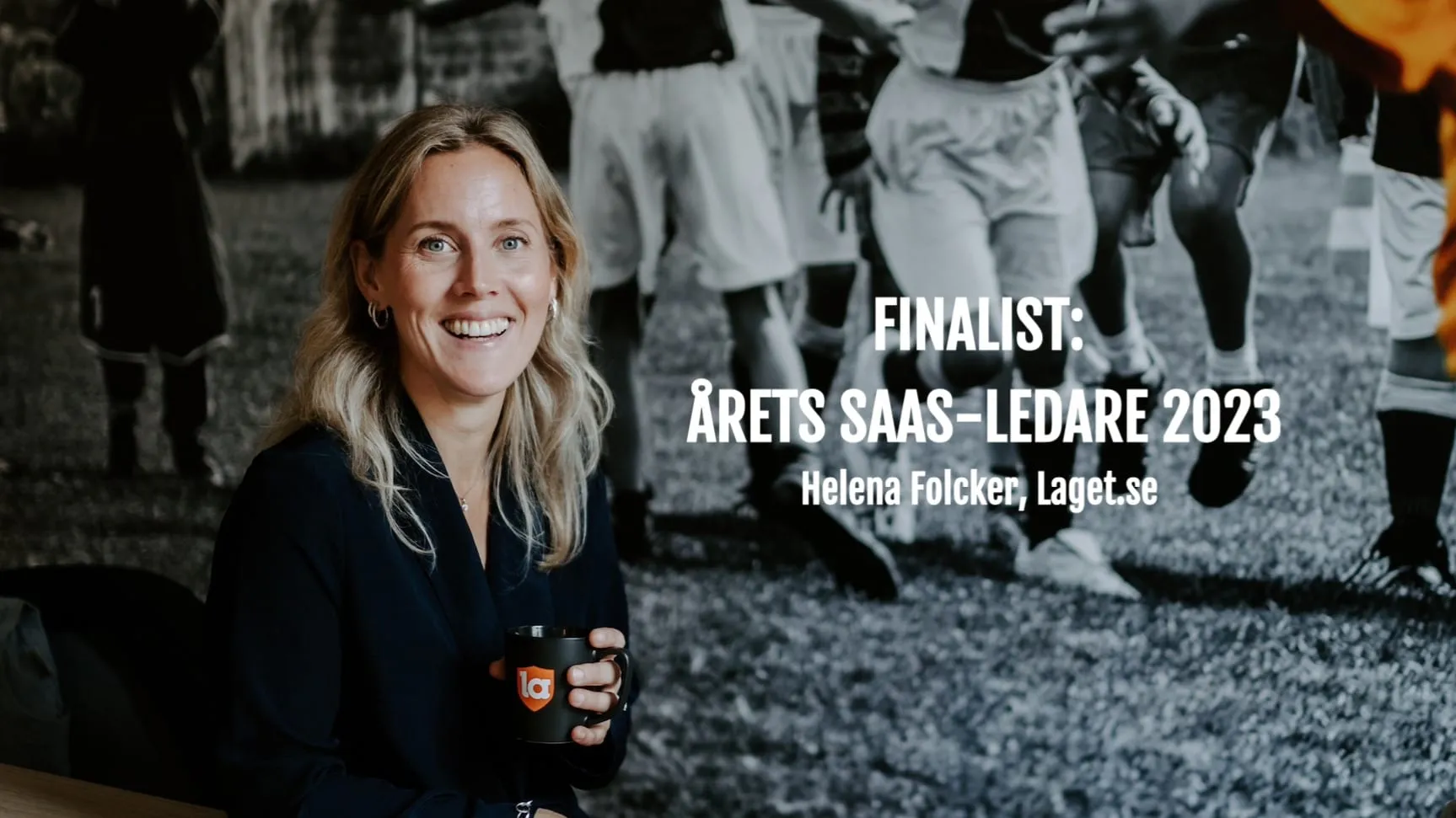 Helena Folcker - finalist for SaaS Leader of the Year!